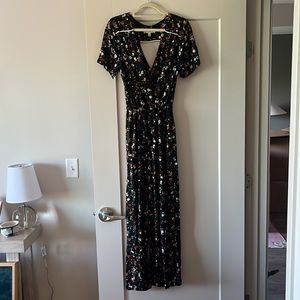 Navy Drawstring Jumpsuit by porridge